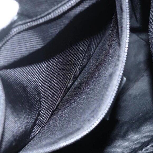 GUCCI GG Canvas Web Sherry Line Tote Bag Black Silver 131231 Auth 154522 - Picture 13 of 16